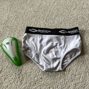 Shock Doctor core brief with bio flex cup size xxs
